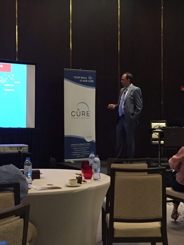 dr fares zaitouns talk scientific symposium at the marriott hotel abu dhabi
