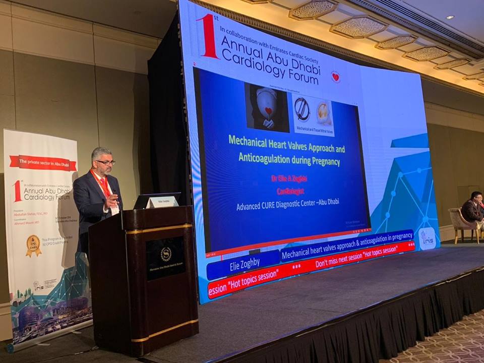cure cardiologist at the first annual abu dhabi cardiology forum